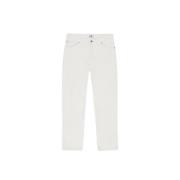 Nn07 Trousers White, Herr