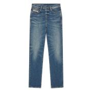 Diesel Mångsidiga Straight Jeans - 2020 D-Viker Blue, Herr