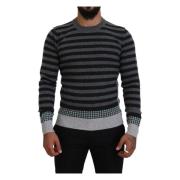 Dolce & Gabbana Round-neck Knitwear Multicolor, Herr