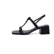 Steve Madden Flat Sandals Black, Dam