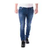 Daniele Alessandrini Slim-fit Denim Jeans för Män Blue, Herr