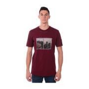 Daniele Alessandrini Dubbel Rörelse T-shirt Sweatshirt Red, Herr