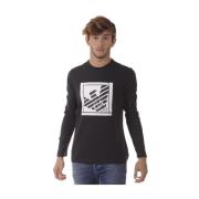 Emporio Armani EA7 Sweatshirts Blue, Herr