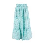 MC2 Saint Barth Maxi Skirts Blue, Dam