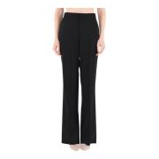 Tagliatore Wide Trousers Black, Dam