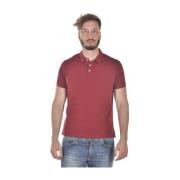 Emporio Armani Polo Shirts Red, Herr