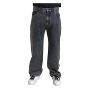Dolce & Gabbana Loose-fit Jeans Gray, Herr