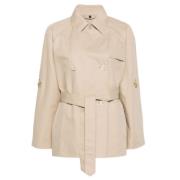 Fay Trench Coats Beige, Dam