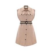 Kocca Shirt Dresses Beige, Dam