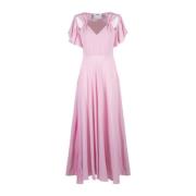Vivetta Maxi Dresses Pink, Dam
