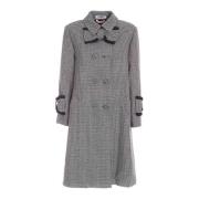 Vivetta Single-Breasted Coats Gray, Dam