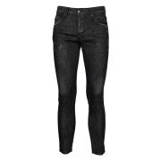 Dsquared2 Denim Byxor Stretch Bomullsblandning Black, Herr