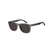 Tommy Hilfiger Matte Grey Solglasögon Gray, Unisex