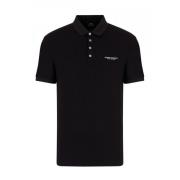 Armani Exchange Polo Shirts Black, Herr