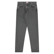 Edwin Regular Tapered Svart Denim Jeans Gray, Herr