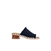 Chloé Lyxiga Mode Sandaler Paris Boutique Blue, Dam