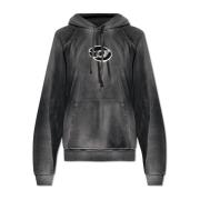 Diesel S-Roxt-Hood hoodie Gray, Herr