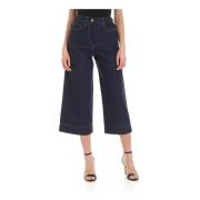 Kenzo Cropped Jeans Blue, Dam