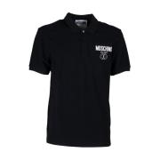 Moschino Polo Shirts Black, Herr