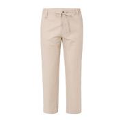 Paolo Pecora Slim-fit Trousers Beige, Herr