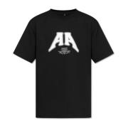 Ader Error T-shirt med logotyp Black, Unisex