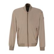 Woolrich Stretch Bomberjacka i Beige Beige, Herr