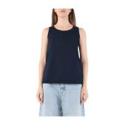 Max Mara Sleeveless Tops Blue, Dam