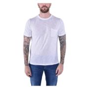 Blauer Lätt Crewneck T-shirt med ficka White, Herr