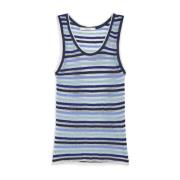 Maliparmi Sleeveless Tops Blue, Dam