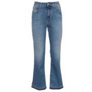 Jacob Cohën Flared Jeans Blue, Dam