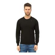 K-Way Round-neck Knitwear Black, Herr