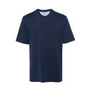 Brunello Cucinelli T-Shirts Blue, Herr