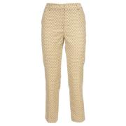 Max Mara Weekend Cropped Trousers Yellow, Dam