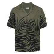 Moncler Short Sleeve Shirts Green, Herr