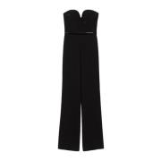 Max Mara Studio Elegant Jumpsuit Black, Dam