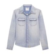 Courrèges Denim Jackets Blue, Herr