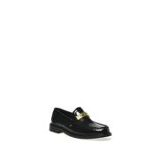 Moschino Svarta platta skor snygg design Black, Herr