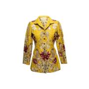 Oscar De La Renta Pre-owned Pre-owned Tyg ytterklder Yellow, Dam