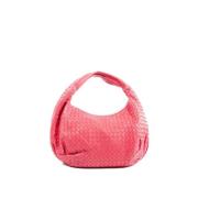 Bottega Veneta Vintage Pre-owned Laeder axelremsvskor Pink, Dam