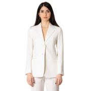 Max Mara Studio Jackets White, Dam