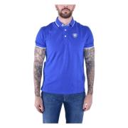 Blauer Polo Shirts Blue, Herr