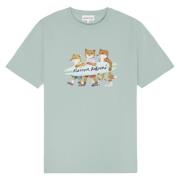 Maison Kitsuné T-Shirts Blue, Herr