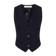 Philosophy di Lorenzo Serafini Vests Blue, Dam