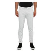 Replay Zeumar Hyperflex Slim Chinos White, Herr