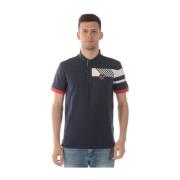 Emporio Armani EA7 Polo Shirts Blue, Herr