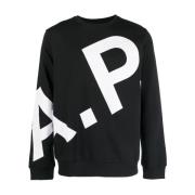 A.p.c. Round-neck Knitwear Black, Dam