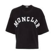 Moncler T-Shirts Blue, Dam