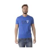 Emporio Armani EA7 Sweatshirt T-shirt Kombination Blue, Herr