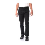 Daniele Alessandrini Klassiska Denim Jeans Black, Herr