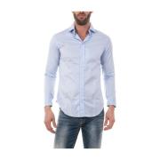 Armani Casual Button-Up Skjorta Blue, Herr